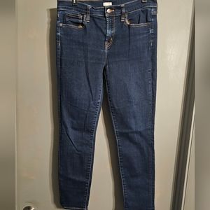 J. CREW STRETCH JEANS DARK DENIM
